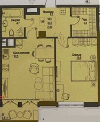 Однокімнатна квартира в ЖК Перший Французький. фото 3 Однокімнатна квартира в ЖК Перший Французький. фото 3