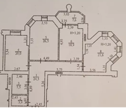 3-кімнатна квартира в будинку Каркашадзе/Довженка фото 5 3-кімнатна квартира в будинку Каркашадзе/Довженка фото 5