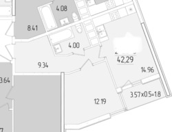 Однокімнатна квартира з ремонтом в Кадор Сіті на Краснова фото 2 Однокімнатна квартира з ремонтом в Кадор Сіті на Краснова фото 2
