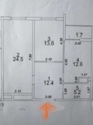 2-кімнатна квартира в ЖК «63 Перлина», Kadorr City