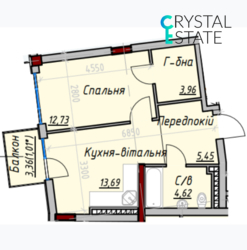 Однокімнатна квартира біля моря в Приморському районі фото 2 Однокімнатна квартира біля моря в Приморському районі фото 2