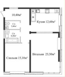 Двухкімнатна квартира у ЖК Sea View Аркадія Вид моря фото 7 Двухкімнатна квартира у ЖК Sea View Аркадія Вид моря фото 7