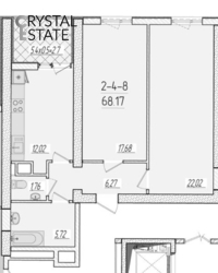 Двокімнатна квартира з видом на іподром на Краснова фото 4 Двокімнатна квартира з видом на іподром на Краснова фото 4