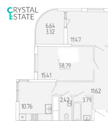 Двокімнатна квартира з терасою на Краснова фото 7 Двокімнатна квартира з терасою на Краснова фото 7