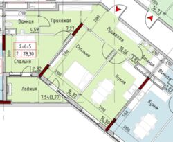 2-кімнатна квартира з видом на море в ЖК Марініст фото 19 2-кімнатна квартира з видом на море в ЖК Марініст фото 19