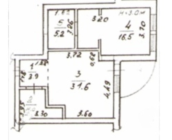 1-кімнатна квартира в Мукачівському провулку фото 2 1-кімнатна квартира в Мукачівському провулку фото 2