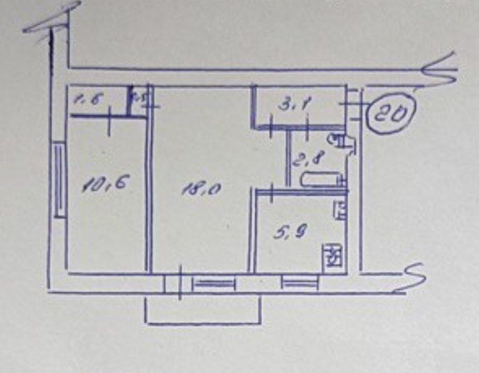 Продаж 2к квартири 43 кв. м. вул. Джохара Дудаєва 20 фото 1 Продаж 2к квартири 43 кв. м. вул. Джохара Дудаєва 20 фото 1