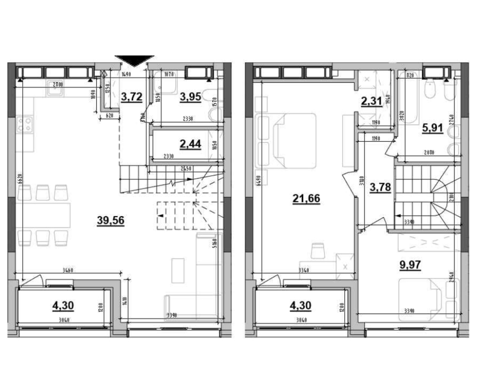 Продаж дворівневої 2кімнатної квартири ЖК Maxima Residence фото 1 Продаж дворівневої 2кімнатної квартири ЖК Maxima Residence фото 1