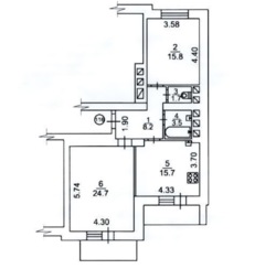 2К кв. з великою кухнею-студією ТОРГ ЄОСЕЛЯ ЄВІДНОВЛЕННЯ фото 10 2К кв. з великою кухнею-студією ТОРГ ЄОСЕЛЯ ЄВІДНОВЛЕННЯ фото 10