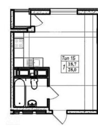 Продам 1-кімнатну квартиру в ЖК «Паркленд» по вулиці Деригуса, 44 фото 15 Продам 1-кімнатну квартиру в ЖК «Паркленд» по вулиці Деригуса, 44 фото 15