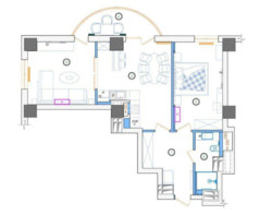 Продаж 2-кімнатної квартири з дизайнерським ремонтом фото 8 Продаж 2-кімнатної квартири з дизайнерським ремонтом фото 8