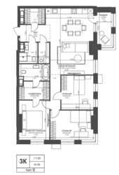 Продаж 3-кімнатної квартири ЖК TRIIINITY фото 9 Продаж 3-кімнатної квартири ЖК TRIIINITY фото 9