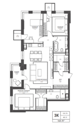 Продаж 3-кімнатної квартири ЖК TRIIINITY фото 7 Продаж 3-кімнатної квартири ЖК TRIIINITY фото 7