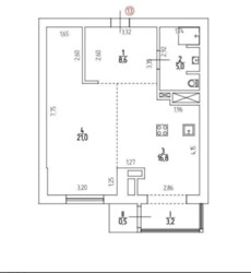 ������ ������� 1-������� ��������-���䳿, 55,1 �² | ������������ ����� ���� 11