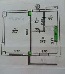 Продаж 1к квартири в ЖК Дом на Строителей фото 4 Продаж 1к квартири в ЖК Дом на Строителей фото 4