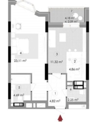 Простора квартира в історичному центрі Києва, поруч з Андріївським узвозом фото 6 Простора квартира в історичному центрі Києва, поруч з Андріївським узвозом фото 6