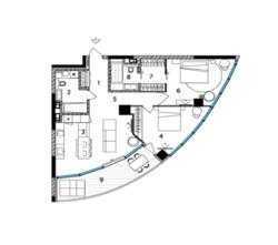 Продаж 2-кімнатної квартири в комплексі “Башти Майбутнього” фото 2 Продаж 2-кімнатної квартири в комплексі “Башти Майбутнього” фото 2