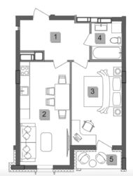 Продаж 1к квартири в ЖК BASA city фото 3 Продаж 1к квартири в ЖК BASA city фото 3