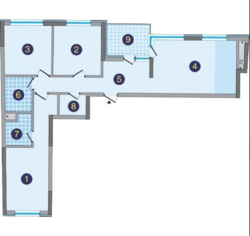 Видова квартира по вул. Осокорська, 2а, ЖК «Зарічний» фото 2 Видова квартира по вул. Осокорська, 2а, ЖК «Зарічний» фото 2