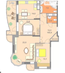 3-х к кв Центр фото 4 3-х к кв Центр фото 4