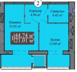 1к квартира 47 кв. м в зданій новобудові на Гречанах фото 5 1к квартира 47 кв. м в зданій новобудові на Гречанах фото 5