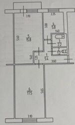 Новомиколаївка 2 кімнатна квартира!!! фото 1 Новомиколаївка 2 кімнатна квартира!!! фото 1