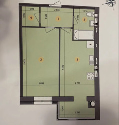 Продається однокімнатна квартира в комфортному ЖК «Ковалівський» фото 2 Продається однокімнатна квартира в комфортному ЖК «Ковалівський» фото 2