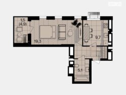 Продаю 1-к квартиру в ЖК Central Park фото 7 Продаю 1-к квартиру в ЖК Central Park фото 7