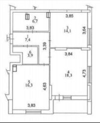 2-кімнатна, Валерія Лобановського просп. (Червонозоряний), 144, Голосіївський фото 18 2-кімнатна, Валерія Лобановського просп. (Червонозоряний), 144, Голосіївський фото 18