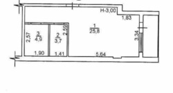 Однокімнатна квартира біля моря у ЖК Magnit фото 11 Однокімнатна квартира біля моря у ЖК Magnit фото 11
