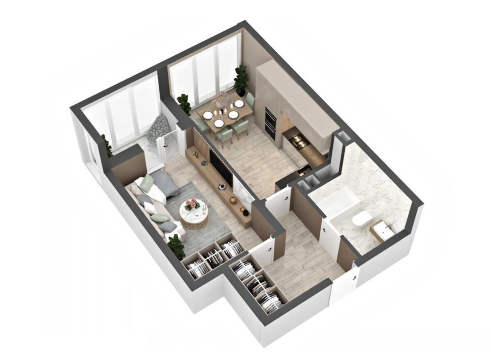 1к. квартира, ЖК CityHub фото 1 1к. квартира, ЖК CityHub фото 1
