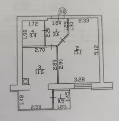 ����������� �� ������� ������� 1-������� �������� ������ 34,2 �², ����������� �� 6-�� ������ � 10. ����: ϳ��� �����������. ���� 11