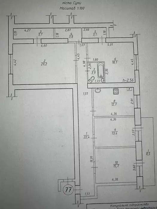 Продается квартира Сумская, Сумы, Заречный, СумБуд, вул Харківська фото 1 Продается квартира Сумская, Сумы, Заречный, СумБуд, вул Харківська фото 1