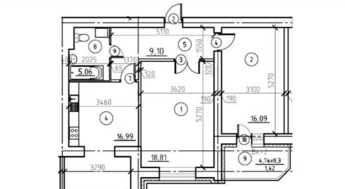 Продается квартира Сумская, Сумы, Заречный, Харківська вул. фото 1 Продается квартира Сумская, Сумы, Заречный, Харківська вул. фото 1