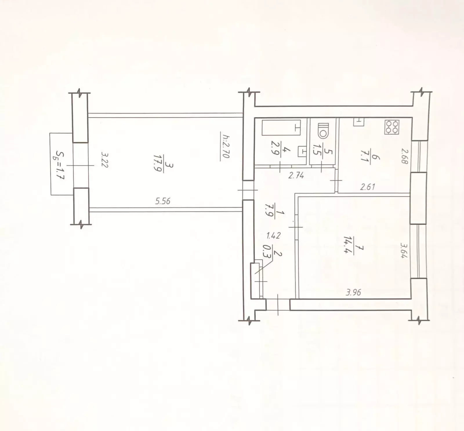 Продается квартира Сумская, Сумы, Малиновського вул., 10 фото 1 Продается квартира Сумская, Сумы, Малиновського вул., 10 фото 1