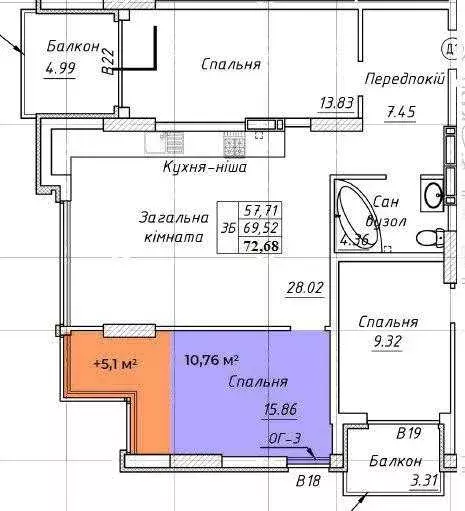 Продается квартира Сумская, Сумы, Заречный, ЖК Айсберг ІІ фото 1 Продается квартира Сумская, Сумы, Заречный, ЖК Айсберг ІІ фото 1