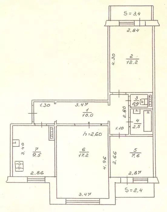 Продается квартира Сумская, Сумы, Заречный, Харківська, 54 фото 1 Продается квартира Сумская, Сумы, Заречный, Харківська, 54 фото 1