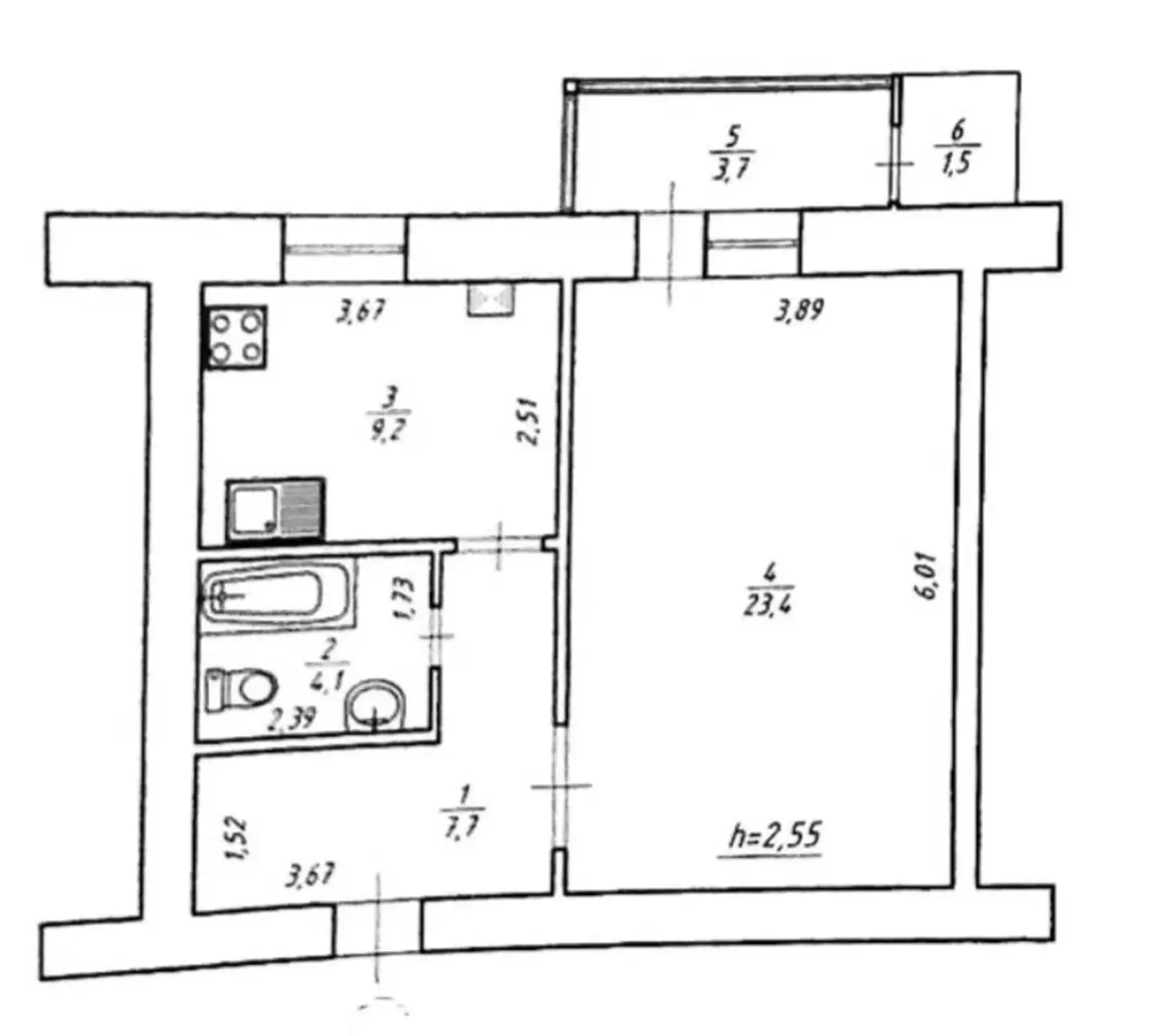 1-кімнатна ЖК Еспланада фото 1 1-кімнатна ЖК Еспланада фото 1