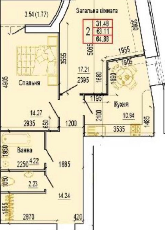 Продается квартира Сумская, Сумы, Заречный, Харківська вул. фото 1 Продается квартира Сумская, Сумы, Заречный, Харківська вул. фото 1