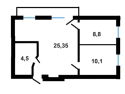 Продается квартира Сумская, Сумы, Ковпаковский, пр-т Шевченка, 34 фото 1 Продается квартира Сумская, Сумы, Ковпаковский, пр-т Шевченка, 34 фото 1
