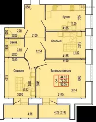 Продается квартира Сумская, Сумы, Заречный, пр-т Лушпи жк Еверест фото 2 Продается квартира Сумская, Сумы, Заречный, пр-т Лушпи жк Еверест фото 2