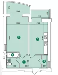 1-кімнатна новобудова на Харківській фото 5 1-кімнатна новобудова на Харківській фото 5