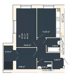Продаж Квартири Жк Атмосфера 2 кімнатна фото 5 Продаж Квартири Жк Атмосфера 2 кімнатна фото 5