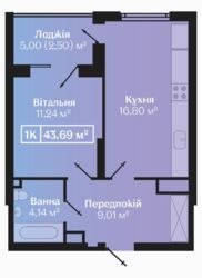 1к ЖК Манхетен up s2 фото 2 1к ЖК Манхетен up s2 фото 2