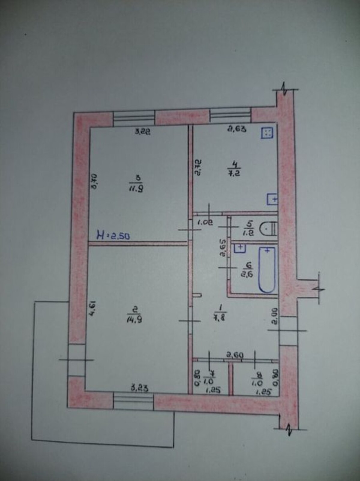 Продаж 2 кімнатної квартири Центр фото 1 Продаж 2 кімнатної квартири Центр фото 1