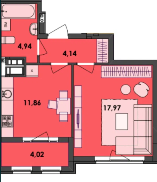 Квартира ЖК Рівер сіті 48 500 $ фото 1 Квартира ЖК Рівер сіті 48 500 $ фото 1