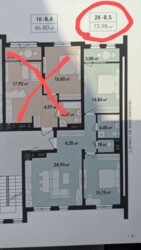 Квартира 2к в ЖК River City фото 2 Квартира 2к в ЖК River City фото 2