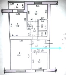 Продам 3 комнатную квартиру с АГВ. 12 ст. Люстдорфской дороги фото 7 Продам 3 комнатную квартиру с АГВ. 12 ст. Люстдорфской дороги фото 7