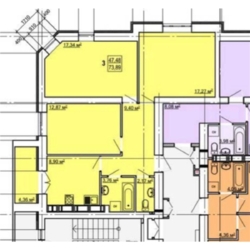 3 к.кв., ЖК Левада-1, 74 кв.м. фото 2 3 к.кв., ЖК Левада-1, 74 кв.м. фото 2