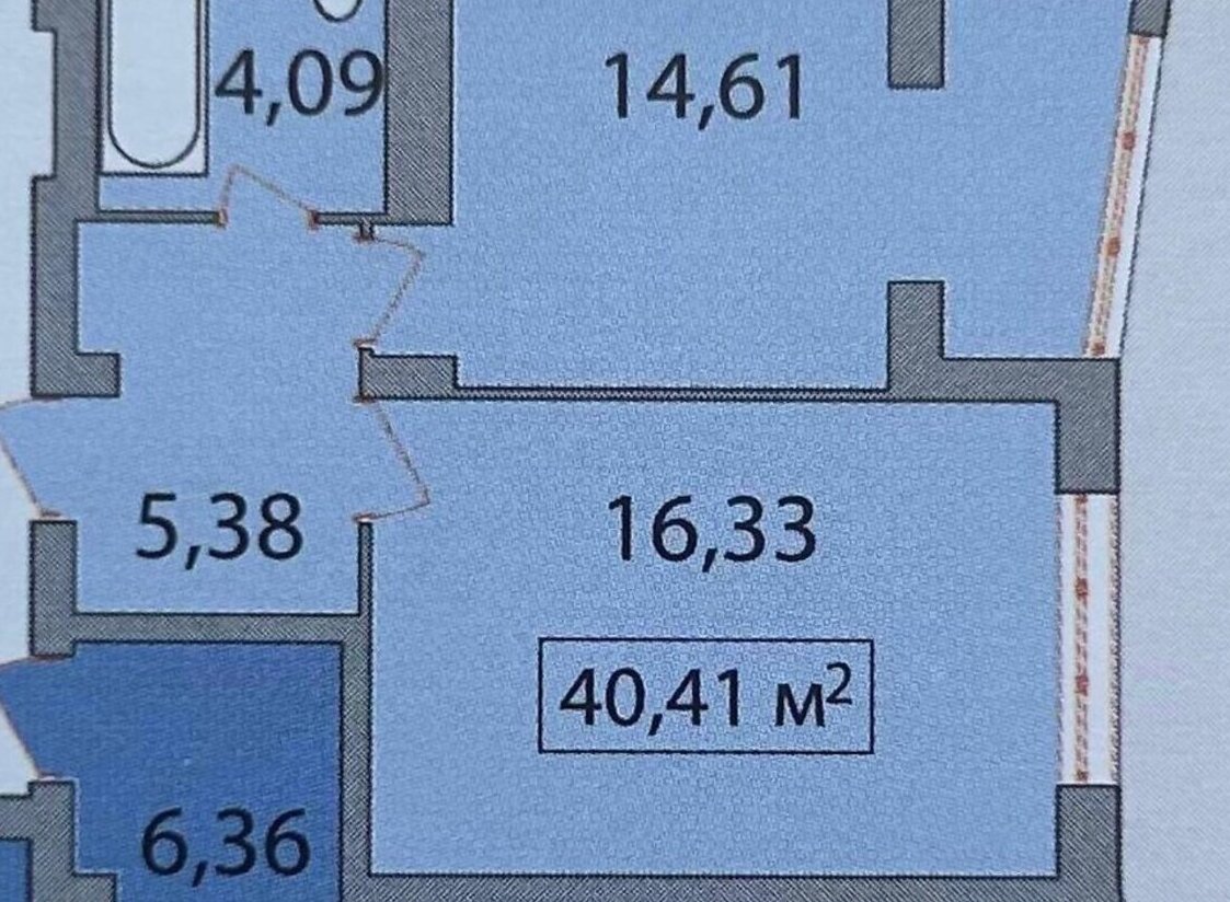 Продаж 1к квартири 40 кв. м на вул. Євгенія Пікуса фото 1 Продаж 1к квартири 40 кв. м на вул. Євгенія Пікуса фото 1